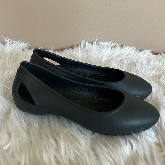 {Crocs} Ballet Flats in Black - Womens 4 - Picture 3 of 7